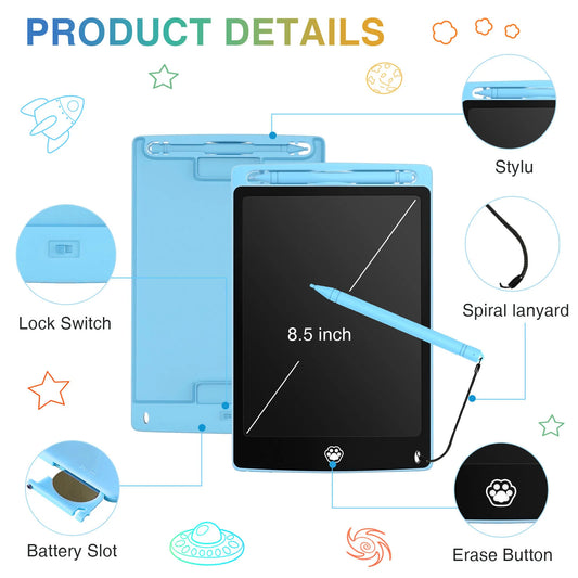 LCD DIGITAL WRITER & LCD TABLET FOR WRITING & DRAWING 8.5 inch