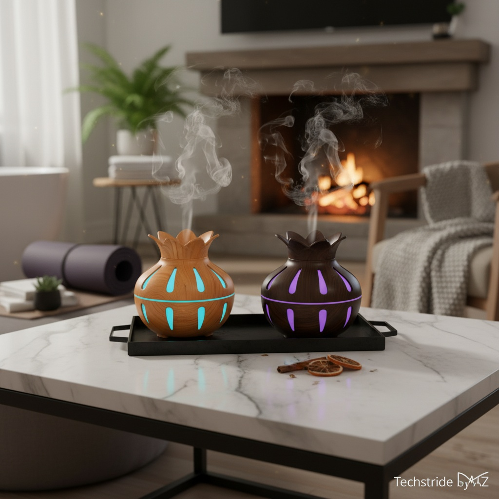 Lotus Shape Humidifier||Lotus Aroma Diifuser