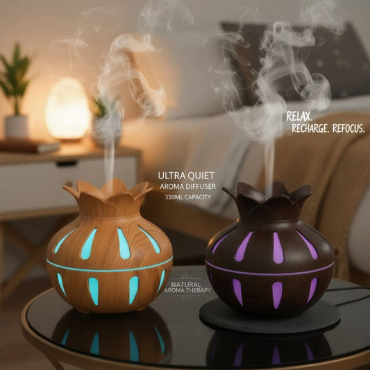 Lotus Shape Humidifier||Lotus Aroma Diifuser